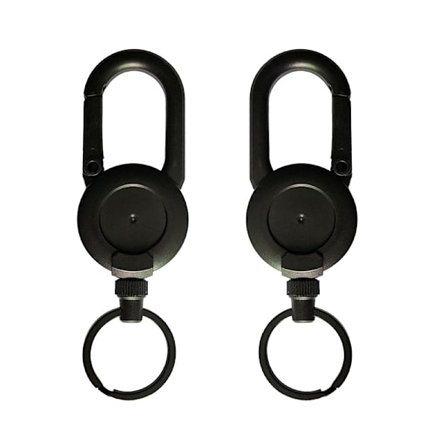 2 kpl Avaimenperät Sisäänvedettävä Avainnauha - Turvallisuus ja Häviämisen Esto