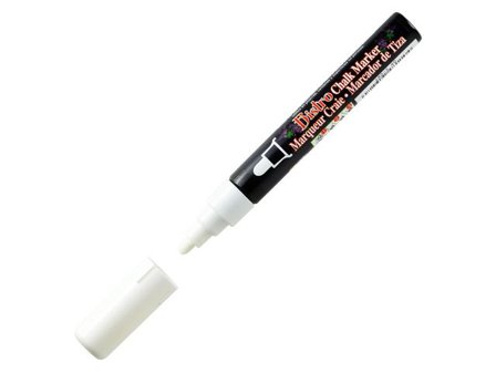 MARVY Marker Chalkmarker 480 vit - Lyreco - Kontorsmaterial - Pennor - Märkpennor - Rund spets