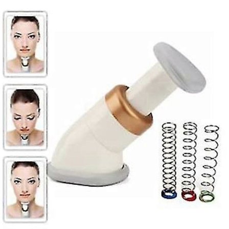 Neckline Slimmer & Toning Massager System, Dubbelhakborttagare Ansikts- och Halslinje Tränare Hakmassager, Ansiktslyft Tunn Käklinje 