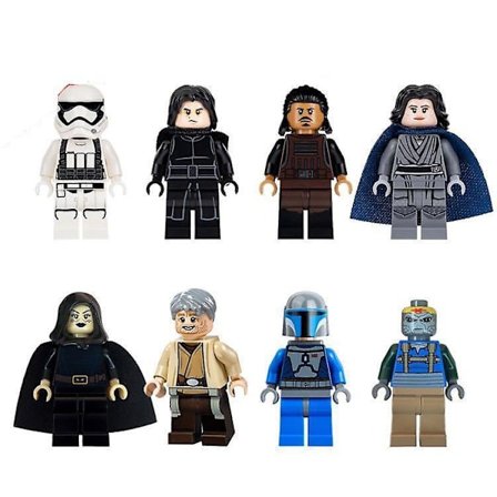 8cps Star Wars Minifigure Black Samurai Assembled Building Block Toy Gift Birthday Gift