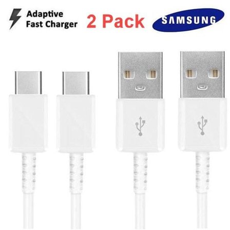 Fodralpaket Kompatibelt med Samsung Original Laddare USB-C Datakabel Vit Snabbladdning
