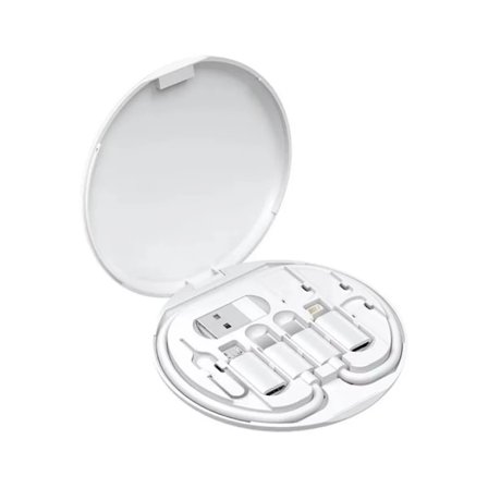 60W Multi USB C till TypeC Snabbladdningsadapter Kabelkit USBC till Lighting Konverteringsset USB A & Type C till Micro/Type-C/Lighting(FMY)