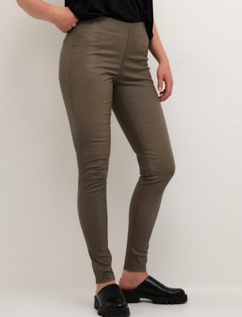 Karen By Simonsen Memekb Leather Pants - Grey - 32