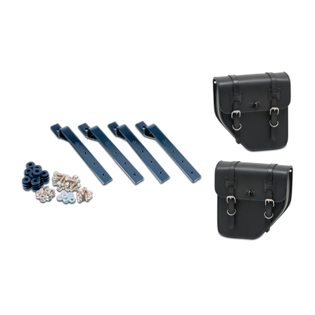 Tašky na Sedlo CustomAcces Ibiza (s kovovou deskou) vč. Podpory Černá