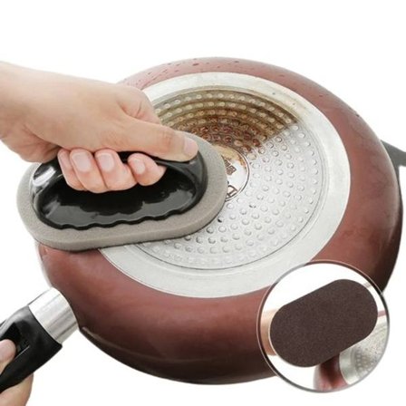 Magisk Køkken Svampebørste Melamin Svamp Rengøringsbørste Afkalkningskniv Pande Gryde Rengøring Stærke Rengøringsbørster