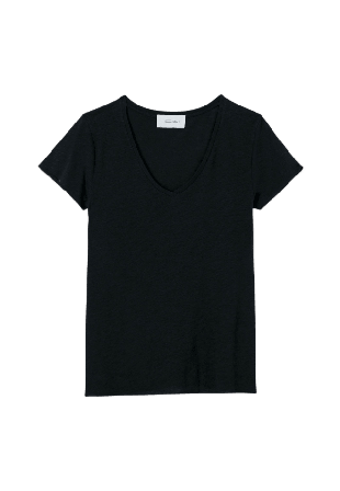 American Vintage Jacksonville T-shirt T-shirts Dam Svart S