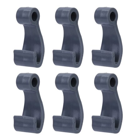 6 stk Kajakk J Shape Kroker Strikkkroker Plast Snap Fest Tau Kroker Clip