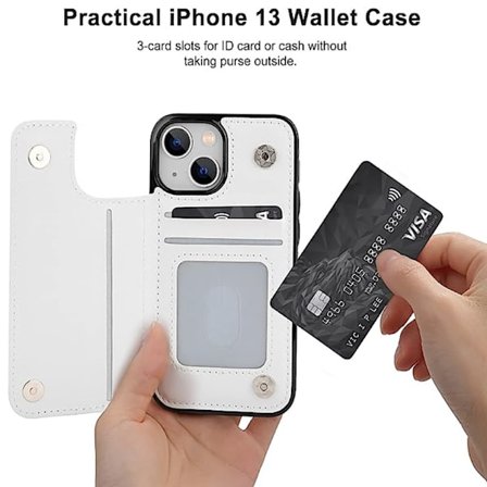 Phone 13 Flip Fodral Serie Svart