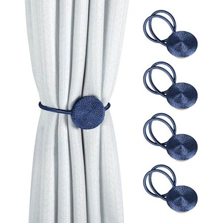 4 stk magnetiske gardinholdere magnetiske gardinholdere