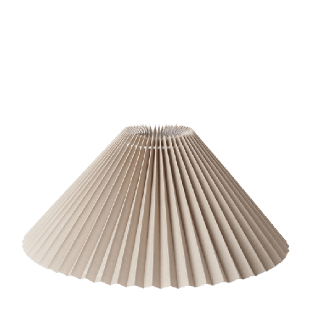 Åhléns Home Plisserad lampskärm 35 cm Belysning Beige ONESIZE