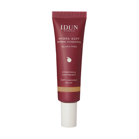 IDUN Minerals Hydra Soft Mineral Foundation, Embla, Medium/mørk, 30 ml