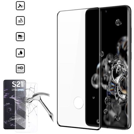 Samsung S21 Ultra skærmbeskytter 9H passer til cover, etui, høretelefoner -