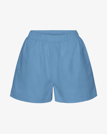 Women Organic Twill Shorts - Seaside Blue S