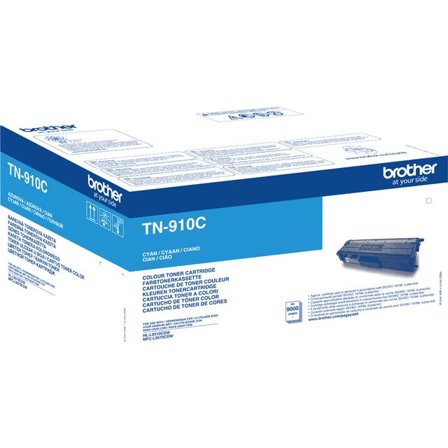 BROTHER Toner TN910C Cyan - Lyreco - Toner och bläck - Tonerkassetter - Toner Brother