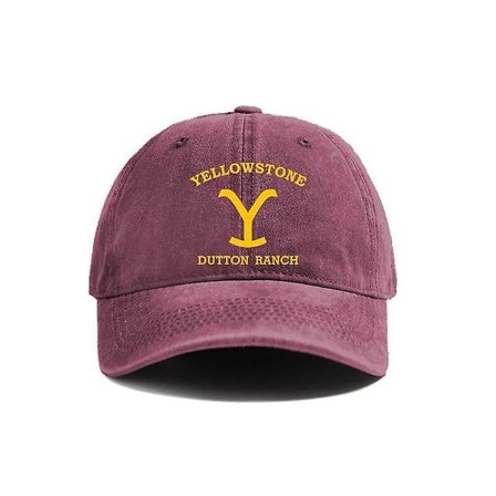 Yellowstone National Park Baseball Caps Distressed Hats Cap Men Women Retro Outdoor Summer Adjustable Yellowstone Hats Mz-294 [DB]