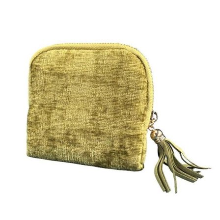 Fukttålig Smyckesorganisatör Väska Med Tofsar Flera Lager Halsband Armband Förvaringsbehållare för Kvinnor Ljusblå[HK]