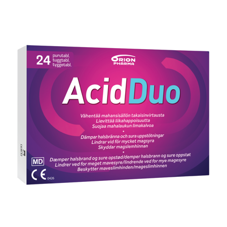 AcidDuo Tyggetabletter, 24 stk.