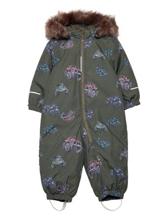 Nmmsnow10 Suit Truck Fo Outerwear Coveralls Snow/ski Coveralls & Sets Monivärinen/Kuvioitu Name It