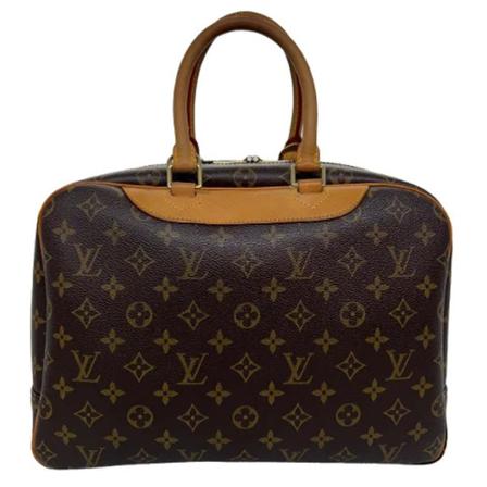 Louis Vuitton Vintage Pre-owned Canvas handvskor brun, unisex Vintage Väskor, unisex, Storlek: ONE SIZE