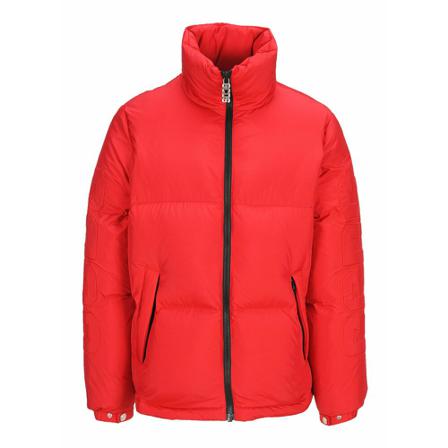 Gcds Quilted Nylon Puffercoat Rød, Herre Dunjakker