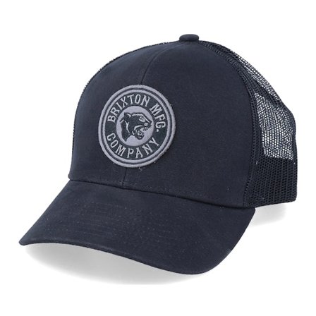 Brixton - Black trucker Czapka Z Daszkiem - Forte MP Black/Black Trucker @ Hatstore
