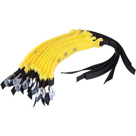 10 stk Antislipp-belter for dekk, 185-225 mm, Snøsokker til bil, Sikkerhetskjeder for bildekk, TPU stål, Universelle nødsnøkjeder for dekk