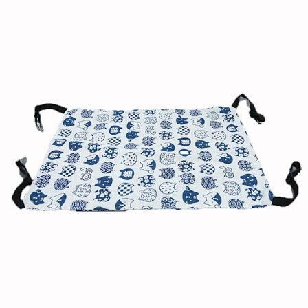 Sommerlig Hvid Vindkat M Kæledyrs Canvas Fløjl Hængende Kattehængekøje