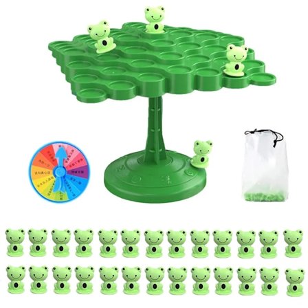 Frog Balance Mattespill, Frosk Stable Spill Tellerleke, Montessori Pedagogiske Leker, Spillegaver til Barn
