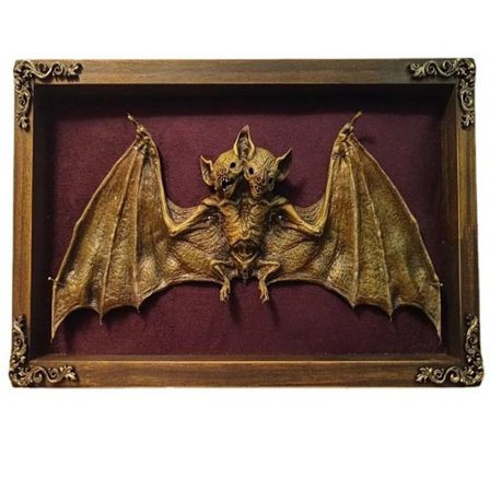 Tohovedet flagermus forbandede genstande af træ