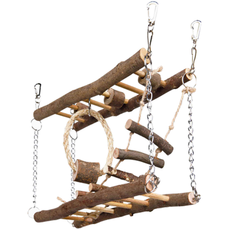 Trixie - Natural Living Hengebro Hamster Brun 27 x 17 x 7 cm - Smådyr - Hus & Burinteriør - Lekeplasser og Klatrestativer - ZOO.no