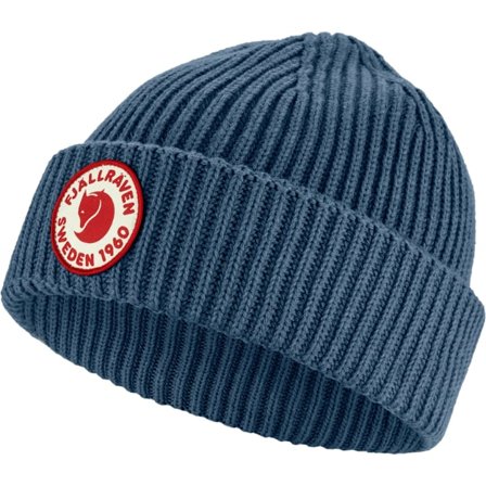 Fjällräven Women's 1960 Lite Logo Hat in Indigo Blue, Organic Cotton/Wool