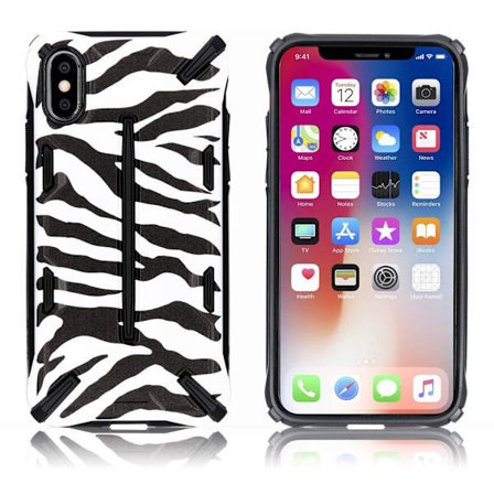 Ringke DUAL X för iPhone X/XS - Zebra Vit