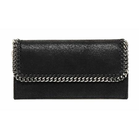 Stella McCartney, Wallets Cardholders Czarny, Kobieta, Rozmiar: ONE Size