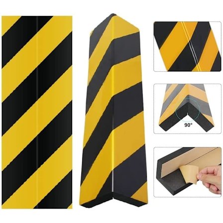 2 kpl Liimautuvat Vaahtomuovi Kulmasuojat, 40x15 cm Auton Oven Suoja