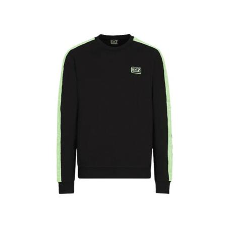 Emporio Armani Ea7, Sweatshirt Zwart, Heren, Maat:M,Katoen