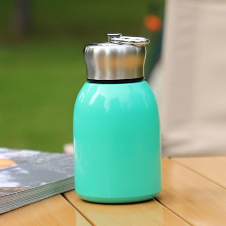 Vattenflaska i rostfritt stål Smal isolerad thermal vatten