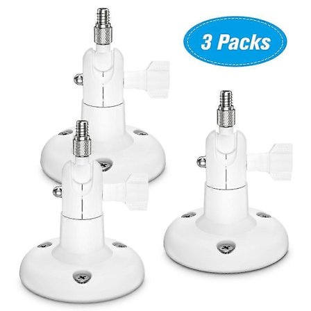 3 Pakkausta Säädettäviä Seinätelineitä Arlo Hd/arlo Pro/arlo Pro2/arlo Go/arlo Ultra/wyze Cam Pan Kotikameran Asennuskiinnike Ulko- ja Sisäkäyttöön [