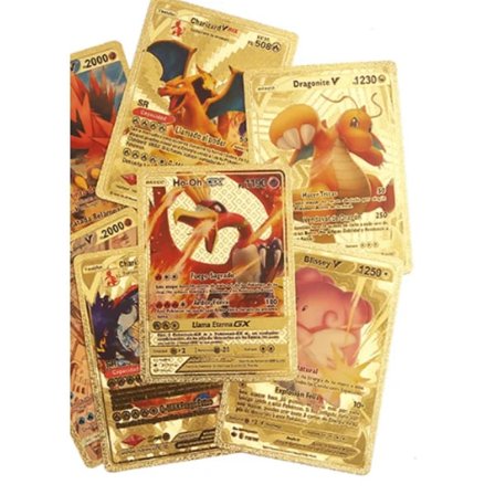 55 ekstremt sjældne Monster-kortpakker [inklusive Vmax, GX, EX, V, osv.], interessant kombination, skinnende kort, perfekt