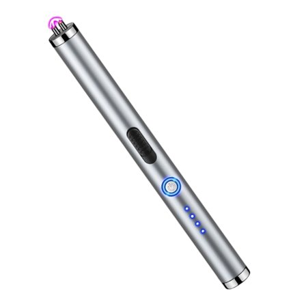 Uppladdningsbar Puls Tändare Med Dubbelbåge Bärbar Kompakt Spis Tändare För Hem Kök Camping