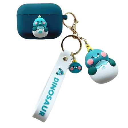 AirPods Pro söpö dinosaurus hahmo suojakotelo - Vihreä