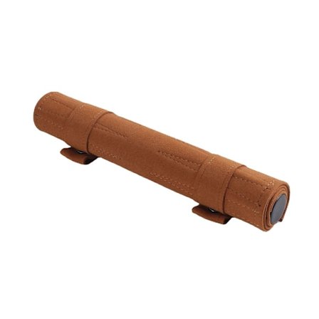 Rejse-Backgammon Sæt - Ægte Ruskind, Bærbar, Rulbar Letvægts Backgammon Rejse Spil - Rulbar Læder Backgammon (FMY)