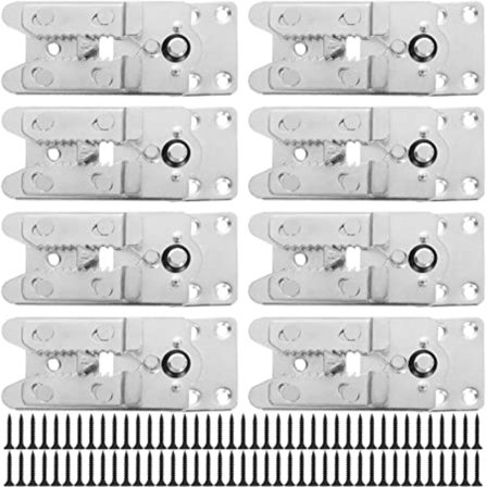 8PCS Sektionskoppling för soffa, galvaniserat järn