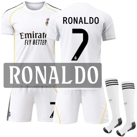 Real Madrid Hemmatröja 2025-2026 Ronaldo Nr 7 Fotbollströja[YDE] Nr. 7 Ronaldo 28