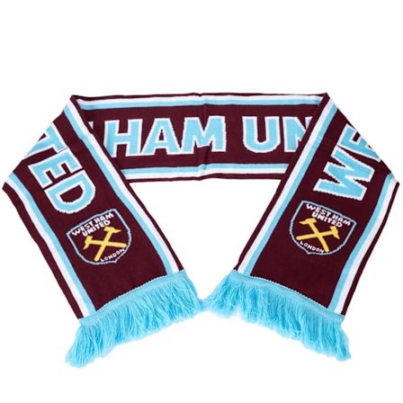 West Ham United FC Crest Halsduk One Size Vinröd/Blå