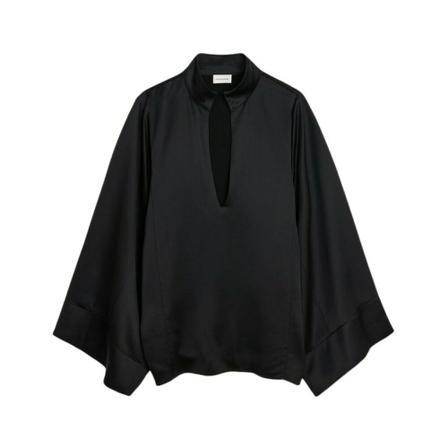 By Malene Birger Bluse Lomaria Sort, Dame
