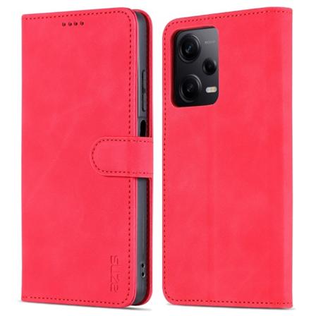 SKALO Xiaomi Redmi Note 12 Pro 5G AZNS Pungetuie - Rød Red