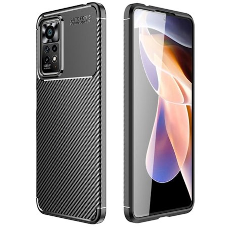 Carbon Shield Xiaomi Redmi Note 11 Pro Plus 5g / 11 Pro 5g Etui - Sort