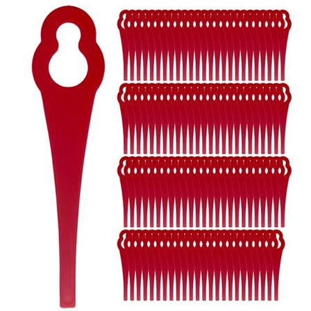 Ersättningsblad - Phonillico - Kompatibel med Einhell GE-CT 18 Li - Pack med 100 - 9 cm - Nylon