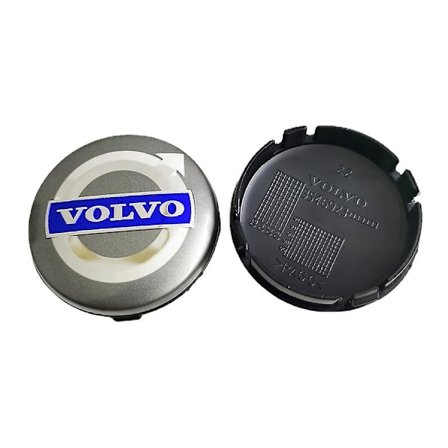 4st för volvo bil navkapsel navetikett abs plastlock 64mm
