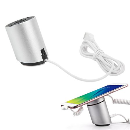 Tyverisikret mobiltelefon-displaystativ sikkerhedsalarm displayholder med opladningsfunktion til udstillingshaller butikker til IOS-interface